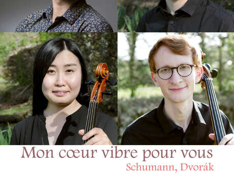 Rencontres Culturelles d’Usson 2025#7 : Mon cœur vibre pour vous… quatuors avec piano, Schumann & Dvořák