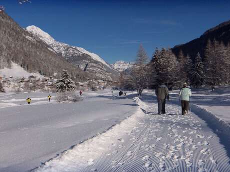 Itinéraire piétons et raquette du village de Vallorcine