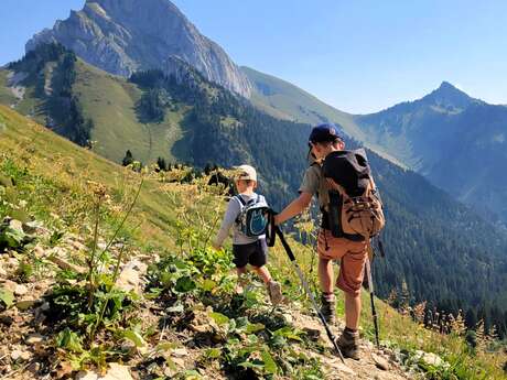 Supervised trekking my first bivouac