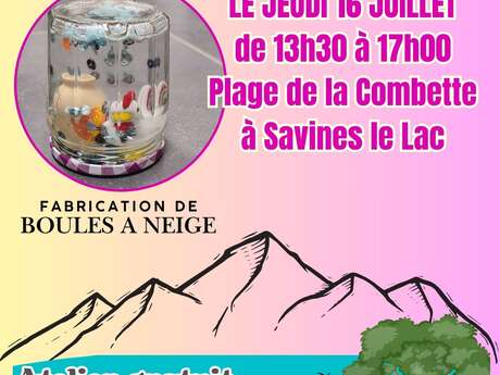 Animation Plage - Boules à neige