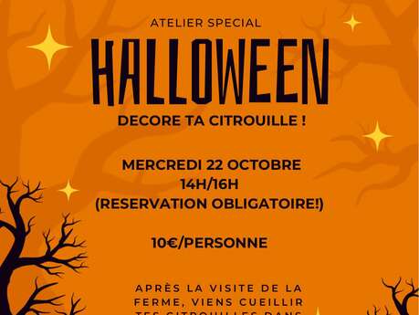 Atelier "Halloween" à la ferme de P.A.N.