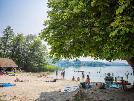 Beach at Aiguebelette-le-lac