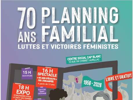 Fête des 70 ans du Planning Familial