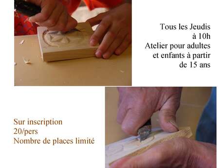 Atelier initiation à la sculpture sur bois au couteau