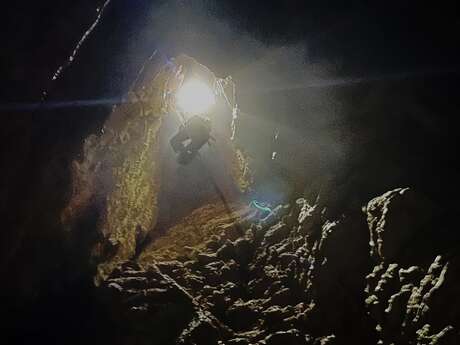 Spéléologie sportive - Chourum du Camarguier - Dévoluy - avec Ecrins Spéléo Canyon