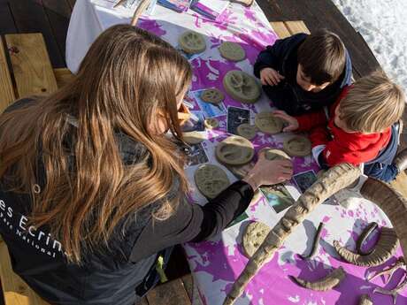 Atelier traces du Parc national des Ecrins