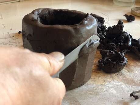 Création d’un pot en grès