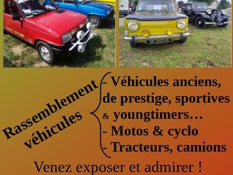 Rassemblement de voitures anciennes