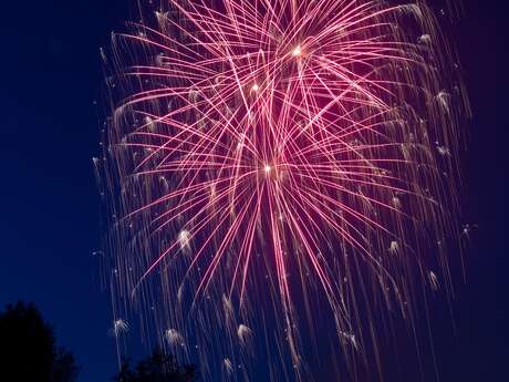 Feu d'artifice de Noël