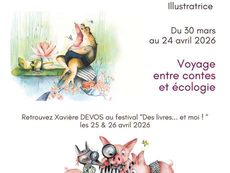 Exhibition of original drawings by Xavière DEVOS, illustrator