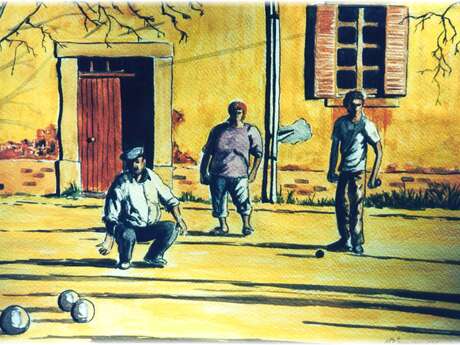Concours de pétanque en doublette - Fête du Village