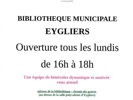 Bibliothèque municipale Eygliers