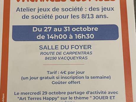 Les Ateliers jeux de société