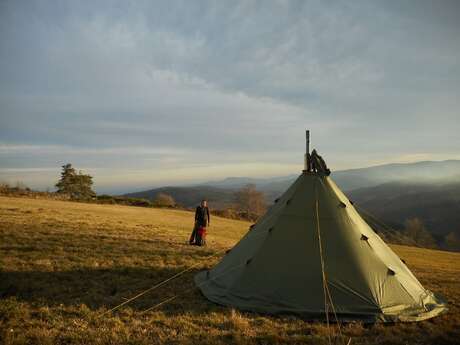 Walk & afternoon snack or Walk & Night in the Tchoum Tent