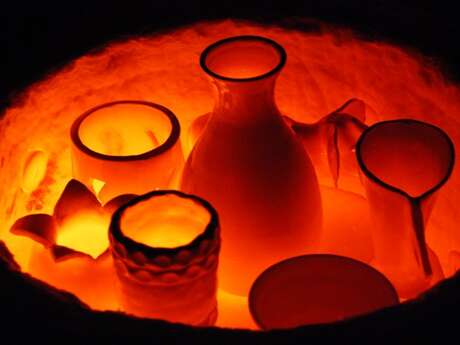 Atelier Nina Seita : Cuisson d'un bol Raku