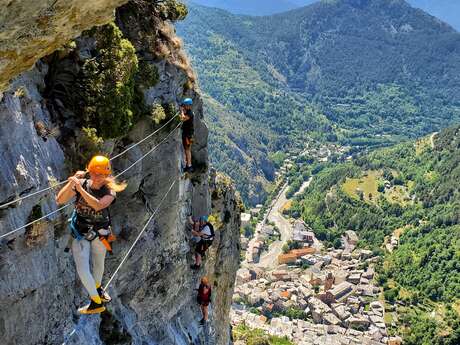 Via ferrata con guida - La Voie des Hérétiques - Jordi Le Martelot