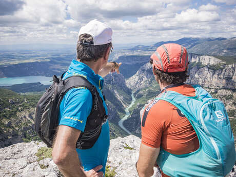 Tour des Gorges du Verdon à pied : Étape 6 - Les Cavaliers - Aiguines