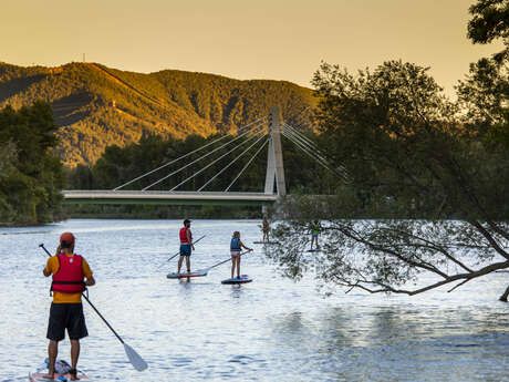 Sunset Paddle avec Durance Nautique