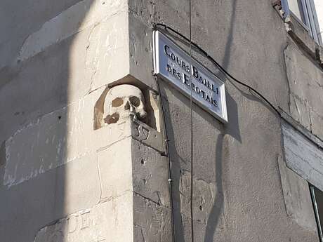 Escultura de calavera