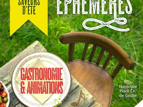 Les Tables éphémères "saveurs d'été"