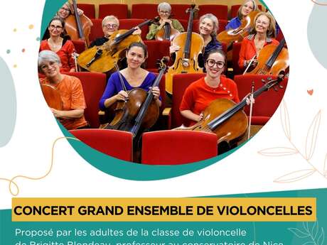 Concert grand ensemble de violoncelles