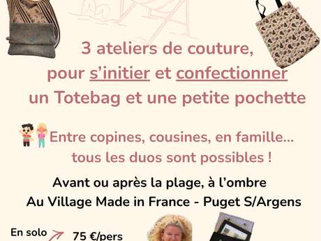 Ateliers de couture créatifs au Village Made In France