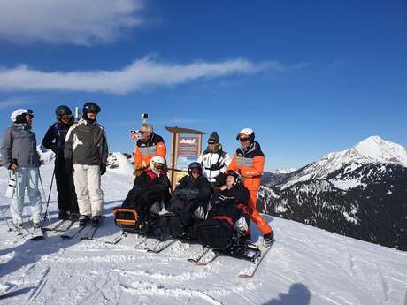 Handi ski - Sortie Tandem Ski