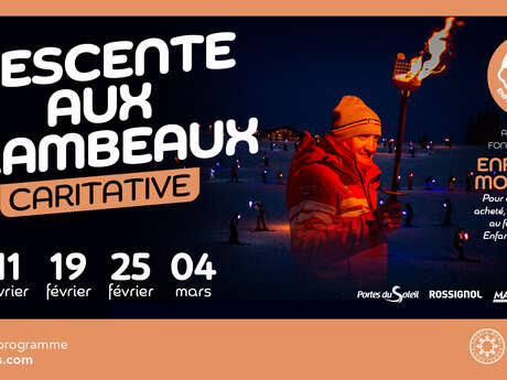 Descente aux flambeaux caritatives