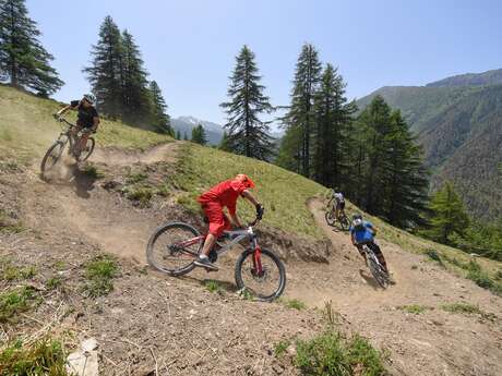 Itinéraire enduro bike park piste noire "La Viso"