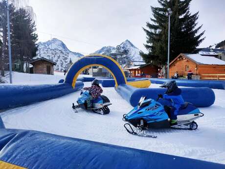 Circuito motoslitta per bambini