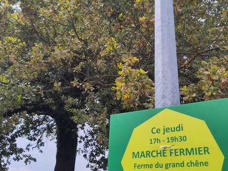 Marché fermier de la ferme du Grand chêne à Froges