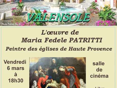 Les rencontres culturelles de Valensole "l'oeuvre de Maria Fedele Patriti