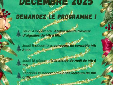 La Dictée de Noël - Médiathèque Valdeblore La Dictée de Noël - Médiathèque Valdeblore