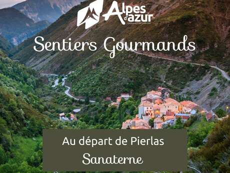 Itinéraire Sentiers Gourmands - Pierlas - Sanaterne