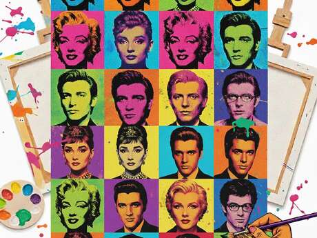 Atelier artistique : “ Portraits de stars à la manière d’Andy Warhol”
