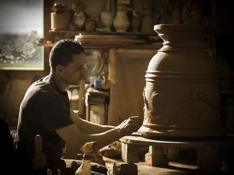 Vase d'Anduze : visite guidée d'atelier