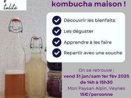 Ateliers Boissons Lactofermentées Du 31 janv au 1 fév 2025