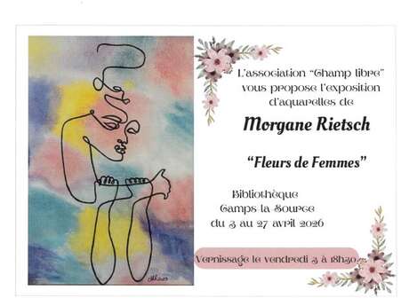Exposition : Fleurs de femmes - Aquarelles