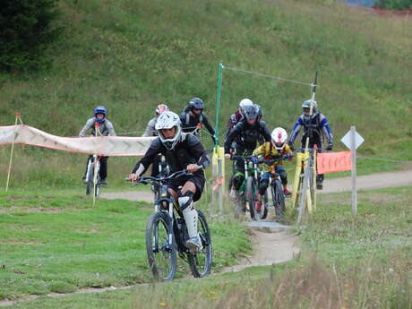 Downhill mountain bike course