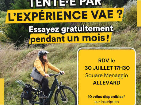 Initiation VAE à Allevard