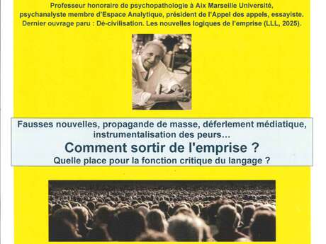 Conférence/Débat à l'initiative du Cercle Condorcet du pays d'Apt