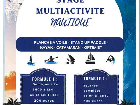 Multi-activity courses at the nautical center - spring break activities