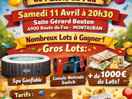 Loto de l'école du Fau