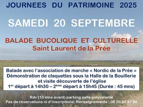 Journées européennes du patrimoine à St-Laurent de la Prée