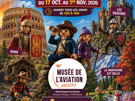 Exposition géante de Playmobil au Musée Espace Air Passion