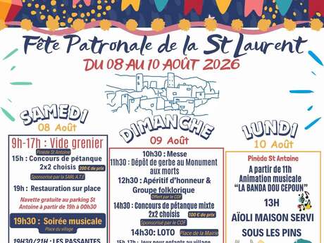 Fête Patronale de la Saint Laurent