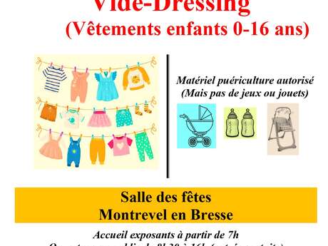 Vide-dressing vêtements enfants 0-16 ans