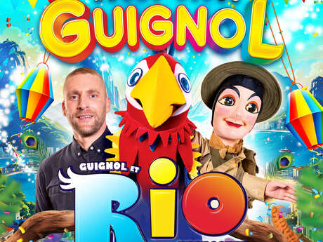 Guignol Rhône Alpes et Rio le majestueux perroquet