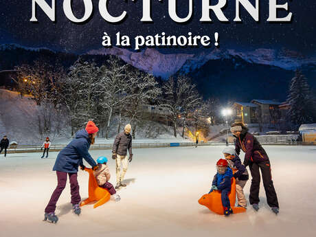 Nocturne en musique à la patinoire !