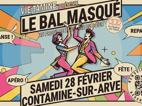 Le bal masqué au profit de la chaîne du cœur